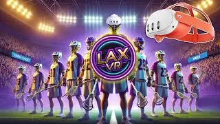 LACROSSE in VR | LAX VR | fast review Gameplay Meta Quest | game mechanics | NO COMMENTS