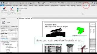 Installation of ProtaBIM 2021 and linking to Revit 2021.