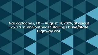 Michael Calvin Killed, Andrea Robinson Injured in Car Accident in Nacogdoches, TX