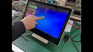 stable touch screen all in one panel pc ; stronger holder desk stand