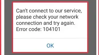 Zoom Meeting || How To Fix Can't Connect to your Service Error Code 104101 Internet Problem
