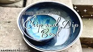 Throwing a Chip and Dip Bowl in Two Pieces on the Pottery Wheel (Time Lapse) | Pottery by Sara
