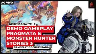 PRAGMATA & Monster Hunter Stories 3 Demos - Gameplay no Nintendo Switch 2