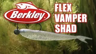 Berkley: Flex Vamper Shad! Lure action! Underwater! Full HD