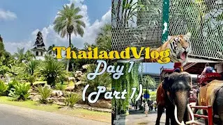 My First International Trip 🇹🇭 | Breakfast with Tigers 🐅 | Thailand Vlog Day 1