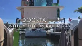 DOCKTAIL Jr With pontoon rail mount
