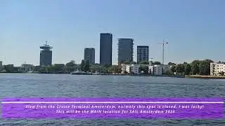 View from the Cruise Terminal Amsterdam