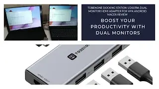TOBENONE Docking Station UDS039A Dual Monitor HDMI Adapter for Windows Android MacOS, Quick Review