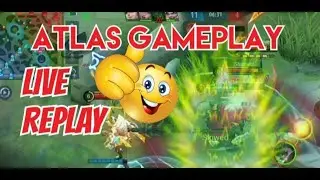 MOBILE LEGENDS HERO ATLAS REPLAY GAMEPLAY | ATLAS GAMEPLAY 2020