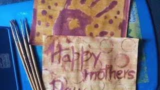 Turmeric and soap art/ basicity test(Chemistry)/ Turmeric Greeting Card 😊