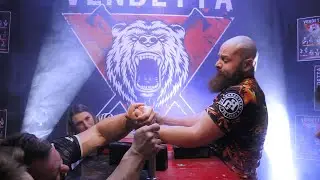 Jak poskromić niedźwiedzia? Czyli Beardarmwrestler VS Jakub Janczy + 5 walk | Vendetty armwrestling|