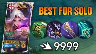 HANABI BEST BUILD FOR SOLO PUSH (must try) HANABI BEST BUILD AND EMBLEM FOR 2026 | MLBB 