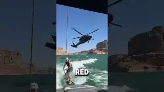 One Perfect Moment. One Pilot. A Sky Full of Pride. #surf #helicopter #ocean  #shorts