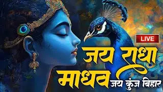 🔴 Jai Radha Madhav Kirtan - जय राधा माधव - Radha Krishna Dhun राधा कृष्णा कीर्तन #lofibhajans‬