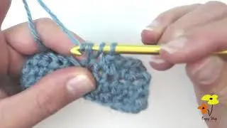 Front Post Half Double Crochet | fphdc