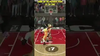 Dunk on the defender 99% of the time #nba2k23 #season4 #seasonfour #grindseason