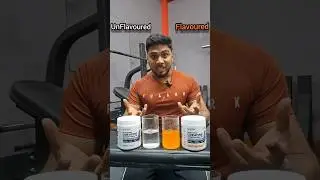 WELLCORE Flavoured Vs Unflavored Creatine #shorts