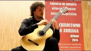 Javier Lucío. Sequenza XI (L. Berio) Concurso Arriaga 2016. Bilbao  2nd Prize