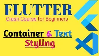 Container styling and Text styling in flutter