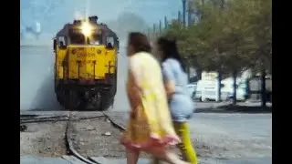Union Pacific 1969 *Ore Train SLC, Utah - Geneva (US Steel)* Train 8mm Reel Video Movie ABA DD35