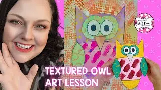 Adding Texture To Owl Art With Acrylic Painting - A Fun And Engaging Activity For Art Students