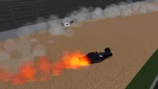 Really calm f1 racing on Roblox whit my friend