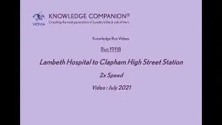 Clapham High Street. Tricky.  Lambeth Hospital to Clapham High Street Station please!
