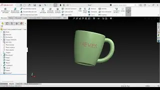 Como fazer uma Caneca no #solidworks