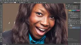 Refining Hair Edge in Photoshop CS6