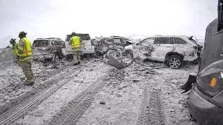 Icy Road Madness Caught on Camera