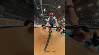 🚴 Track Cycling Power! 😲 No Brakes Pure Speed! #shorts