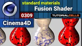 0309. Fusion Shader in cinema 4d