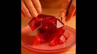 Satisfying Jelly Slice ASMR 🍓✨ #shorts