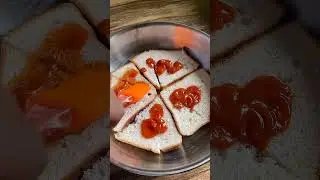 simple bread pizza breakfast 🥞🥞