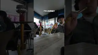 My first Arabic hookah in Tunisia and the best I've ever had:)