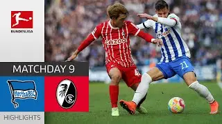 Hertha Berlin - SC Freiburg 2-2 | Highlights | Matchday 9 &ndash; Bundesliga 2022/23