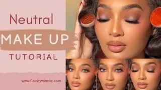 SOFT GLAM|| NEUTRAL TONE MAKEUP|| CLIENT TRANSFORMATION || NEUTRAL GLAM || SOFT MAKEUP TUTORIAL