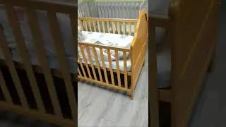 High quality cartoon crib, large storage space, multifunctional crib