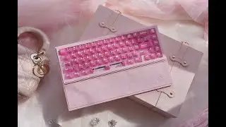 🌸Unboxing & Showcasew & Typing Test | ESU67 Sakura Pink HE Magnetic Switches Pre-built Keyboard