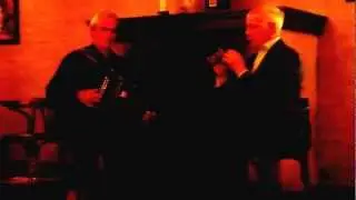 Paddy Fitzgerald and Liam Owens at the Quietman pub in Melbourne