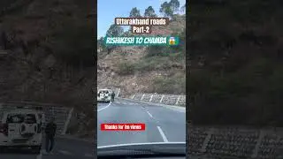 Road conditions Uttarakhand❤️ #funny  #highway #automobilenews #pahadi #uttarakhand  #roads #shorts