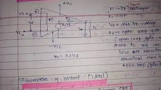 Equivalent circuit of op-amp
