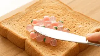 Fruit spread on toast～#asmr