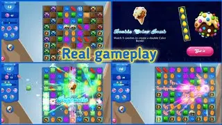 NEW UPDATE  Candy Crush Saga Super Hard Level 1006 , New : Power Pops - Double Color Bomb Candy