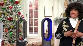 Dyson AM09 Hot & Cool Bladeless Fan & Heater with Jet Focus on QVC