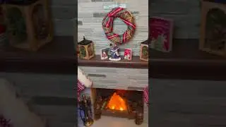 Cozy Christmas Scene #holidaydecor 🌟