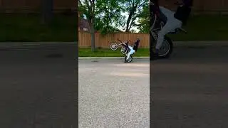 CRF150R WHEELIES #wheelie