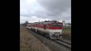 ZSSK 757.012+757.010+813.043 Sv, Turčianske Teplice 14.1.2023 #shorts #short #train #railway
