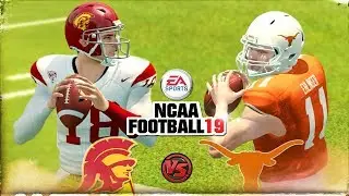 NCAA Football 19 USC vs Texas (NCAA 14 Updated Rosters) Week 3 College Football Match in 4KHD!!!