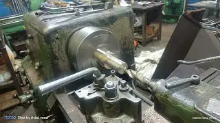 How to running lathe machine turning pb material  first side process....